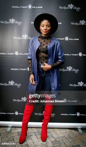 Nikeata Thompson attends the Athleisure pop-up event and exhibition at Ingolstadt Village on March 8, 2017 in Ingolstadt, Germany.