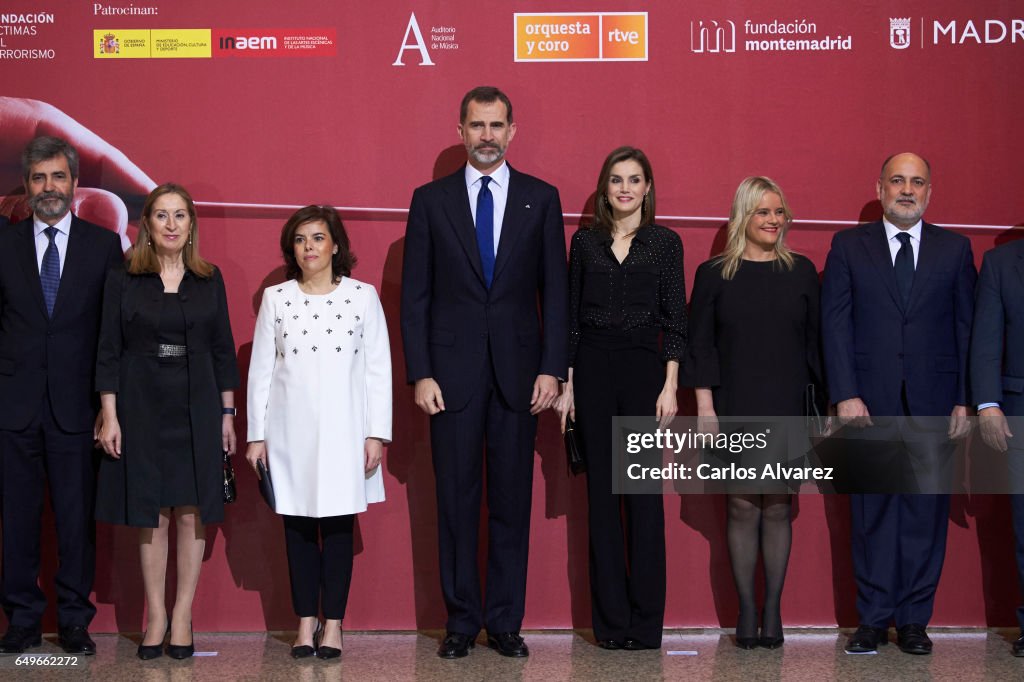 Spanish Royals Attend 'In Memoriam' Concert