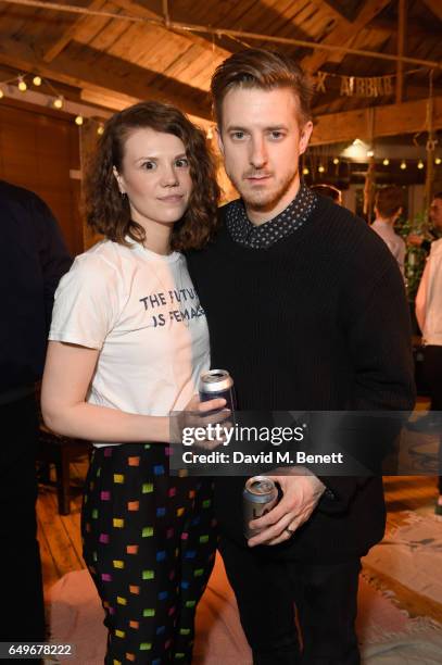 Ines De Clercq and Arthur Darvill attend an intimate Emeli Sande performance in Shoreditch to launch Airbnb Music Experiences with Sofar Sounds on...