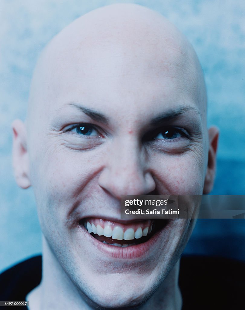 Bald Man Laughing