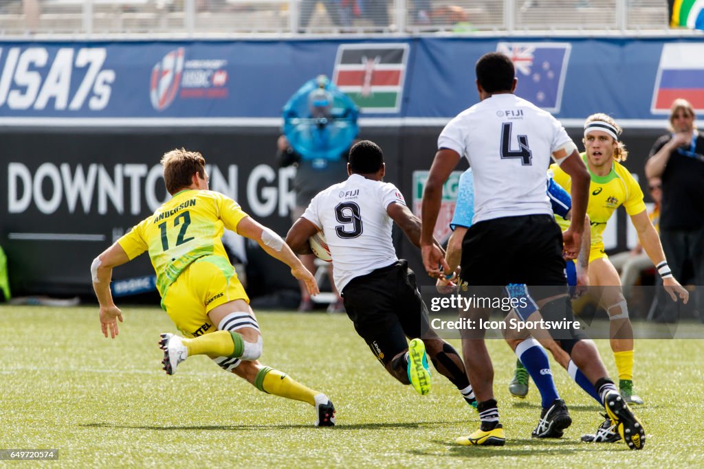 RUGBY: MAR 04 USA Sevens -Australia v Fiji