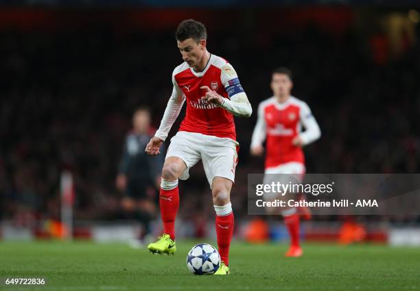 Laurent Koscielny of Arsenal during the UEFA Champions League Round of 16 second leg match between Arsenal FC and FC Bayern Muenchen at Emirates...
