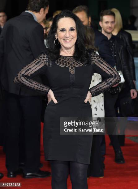 Lesley Joseph attends the World Premiere of 'The Time Of Their Lives' at the Curzon Mayfair on March 8, 2017 in London, United Kingdom.