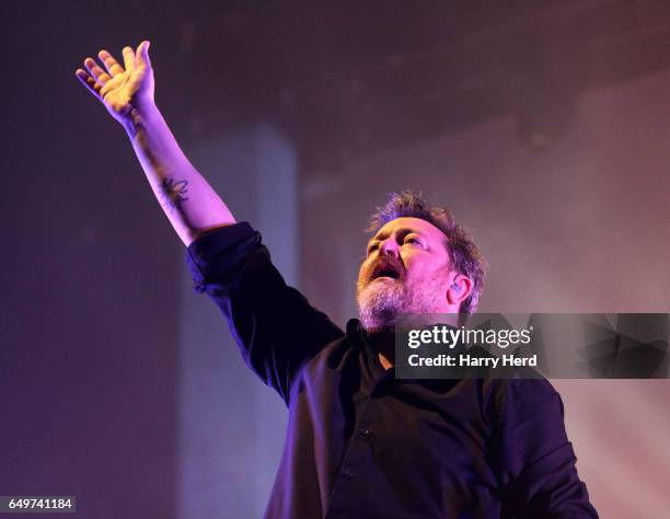 Guy Garvey of Elbow Performs At BIC Bournemouth on March 8, 2017 in Bournemouth, United Kingdom.