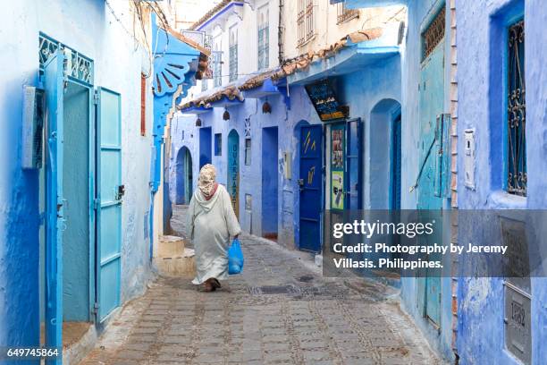 chefchaouen - chefchaouen medina stock pictures, royalty-free photos & images