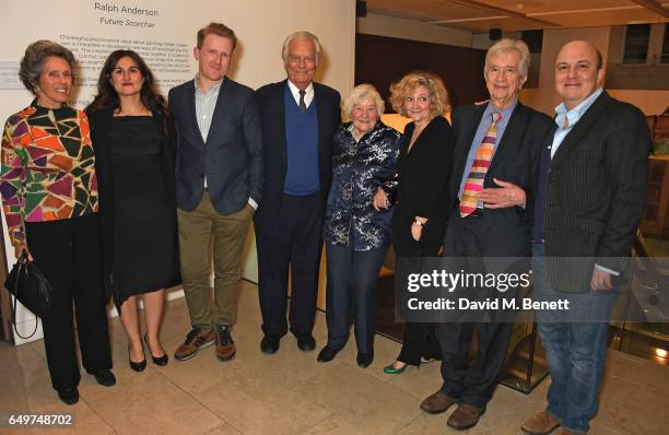 Debbie Owen, Nathalie Armin, Tom Goodman-Hill, David Owen, Shirley Williams, Debra Gillett, Bill Rogers, and Paul Chahidi attend the press night...