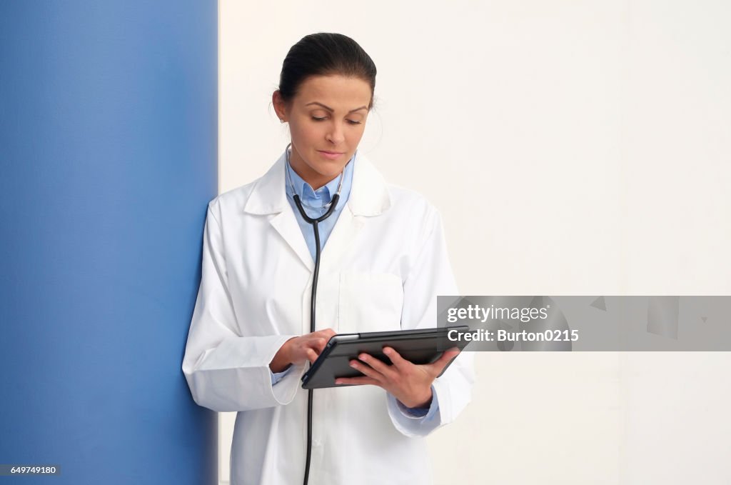 Female doctor in medical center