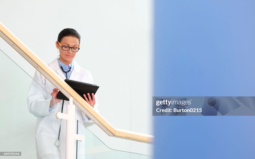 Female doctor in medical center