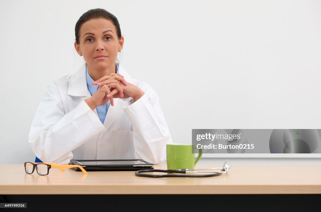 Female doctor in medical center