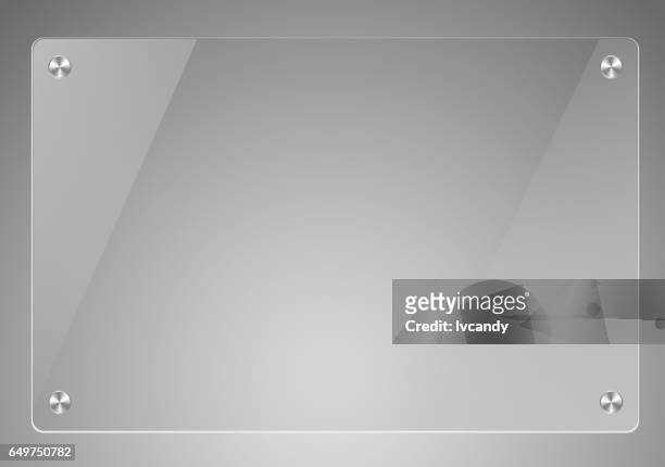 glass board - glass material stock illustrations