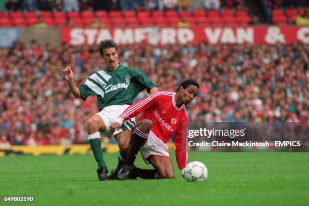 Ian Rush, Liverpool and Paul Ince, Manchester United