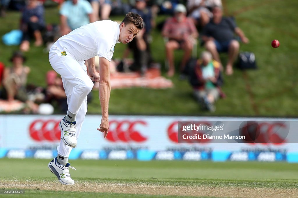 New Zealand v South Africa - 1st Test: Day 2