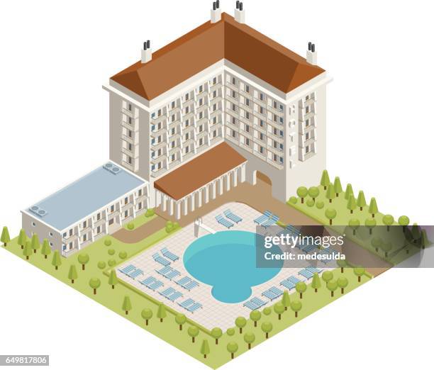 bildbanksillustrationer, clip art samt tecknat material och ikoner med hotel - hotell