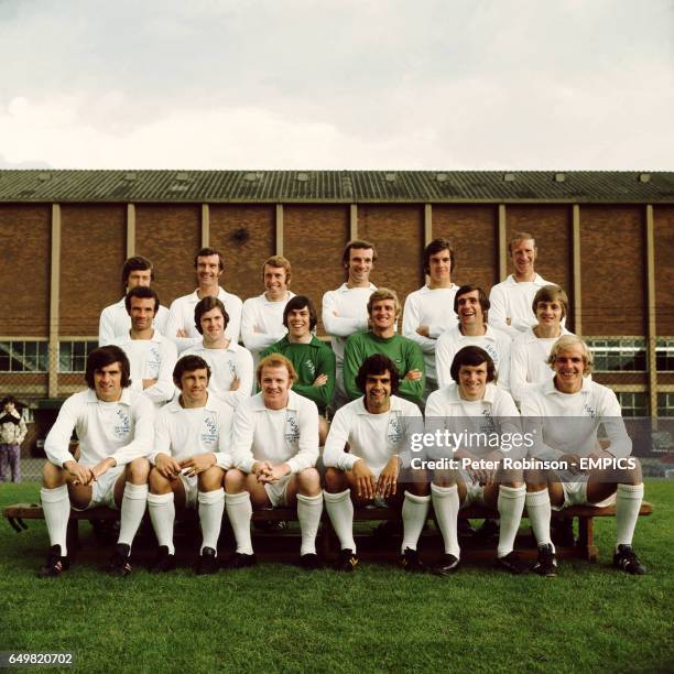 Leeds United, Team Group 1972-73 Back Row L-R: Trevor Cherry, Paul Madeley, Mick Jones, Roy Ellam, Joe Jordan, Jack Charlton Middle Row: Paul Reaney,...