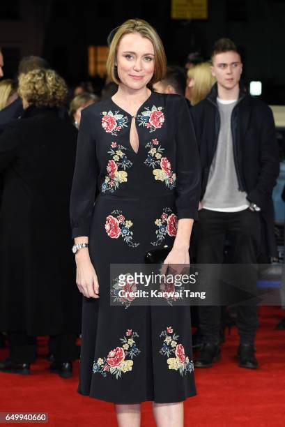 Keeley Hawes attends the World Premiere of 'The Time Of Their Lives' at the Curzon Mayfair on March 8, 2017 in London, United Kingdom.