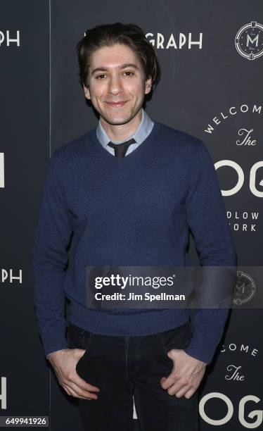 Actor Michael Zegen attends the Metrograph 1st year anniversary party at Metrograph on March 8, 2017 in New York City.