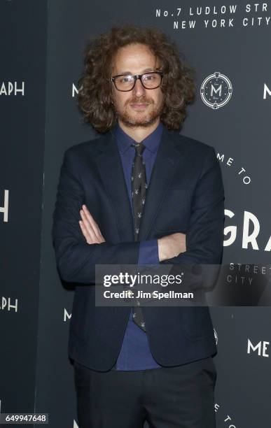 Alexander Olch attends the Metrograph 1st year anniversary party at Metrograph on March 8, 2017 in New York City.