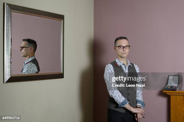 Gulf War veteran and former RAF medic Ian Ewers-Larose at home on March 3, 2017 in Ipswich, England. Ian Ewers-Larose saw action in Operation Granby...
