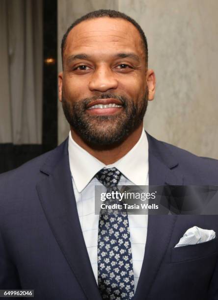 Former NFL player Robert Griffith attends the Fashion Setters Gala at the Beverly Wilshire Four Seasons Hotel on March 8, 2017 in Beverly Hills,...