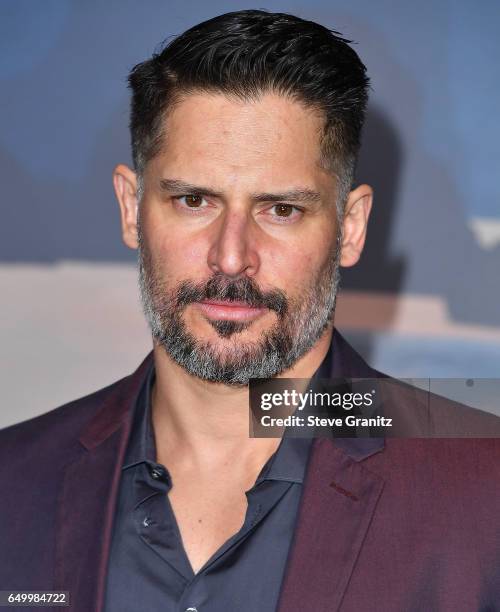 Joe Manganiello arrives at the Premiere Of Warner Bros. Pictures' "Kong: Skull Island" at Dolby Theatre on March 8, 2017 in Hollywood, California.