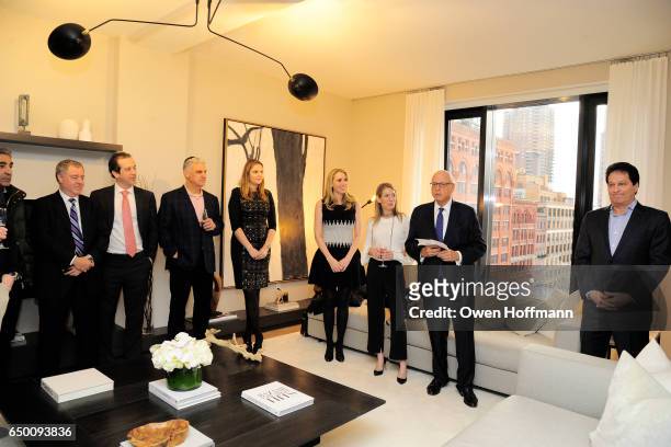 Howard Lorber attends 11 Beach Model Residence Unveiling Event at 11 Beach Street on March 7, 2017 in New York City.