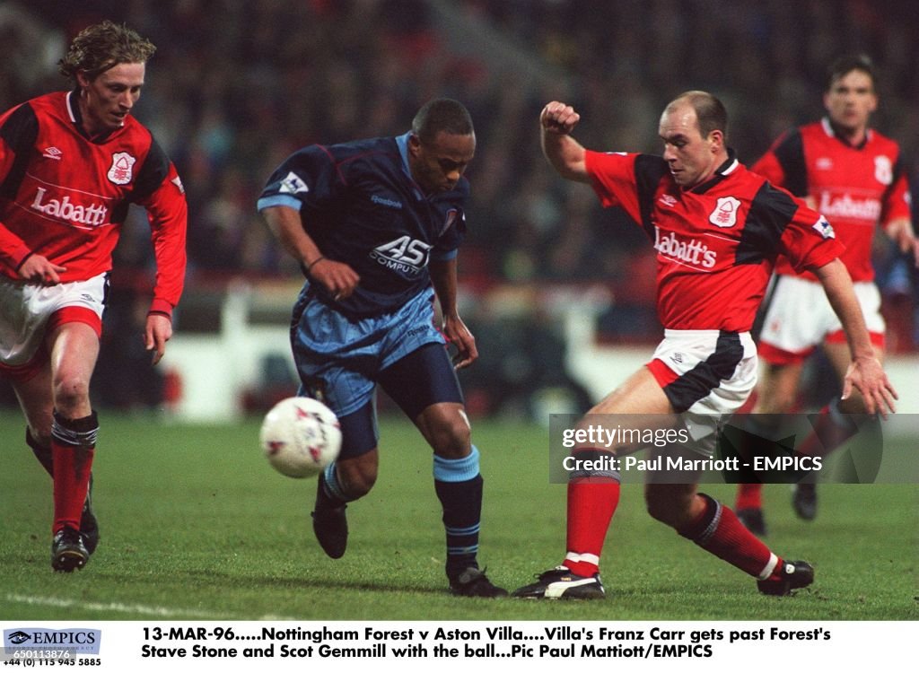 Nottingham Forest v Aston Villa. Littlewoods F.A. Cup, Quarter-Final. Soccer