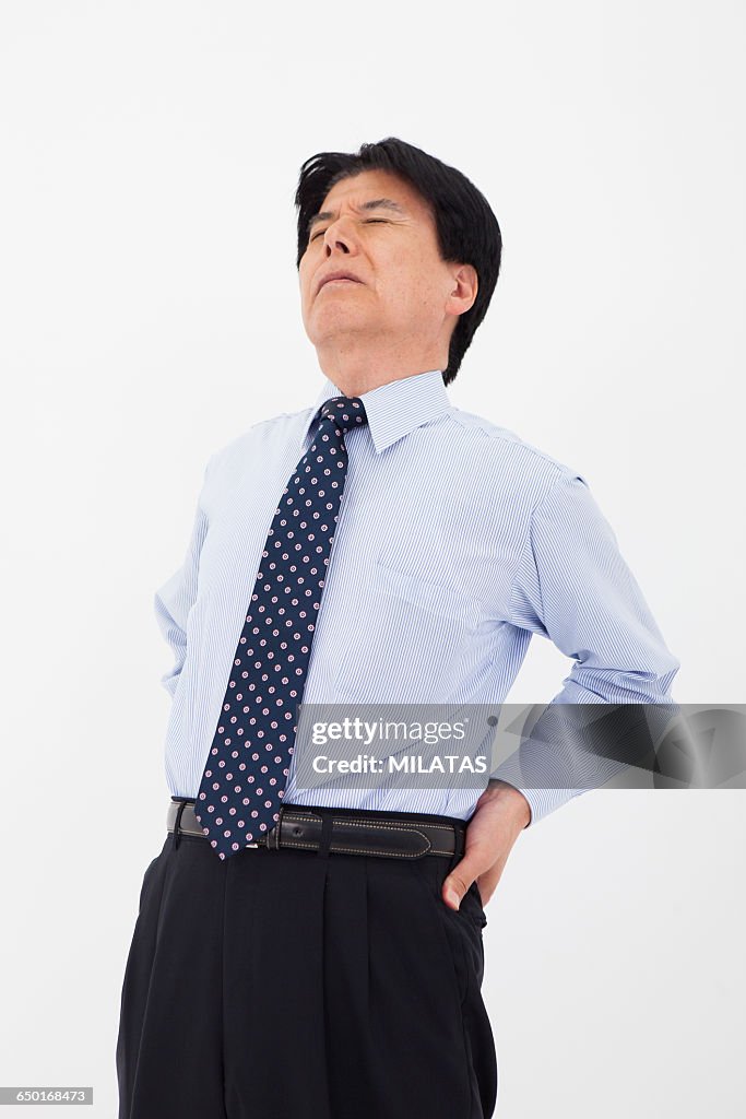 Japanese man wearing a suit