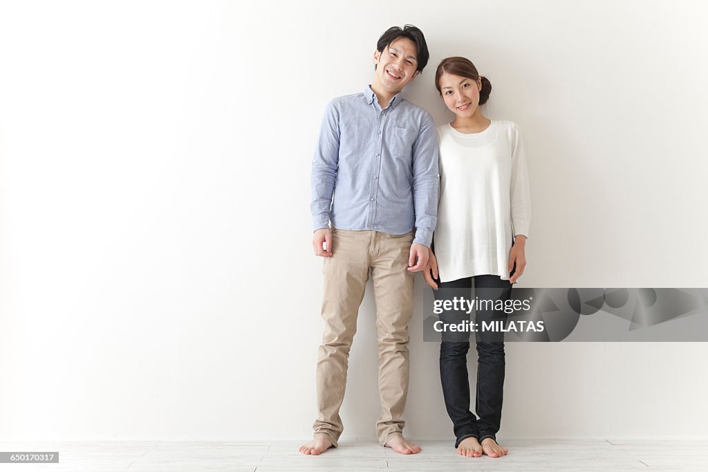 Japanese a couple of newlywed