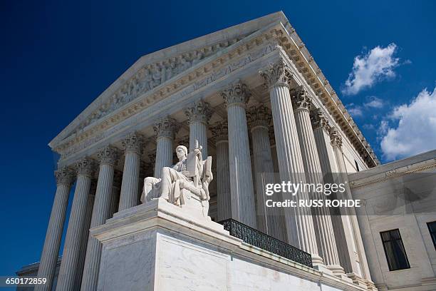 supreme court of united states, washington, usa - us supreme court building stock pictures, royalty-free photos & images