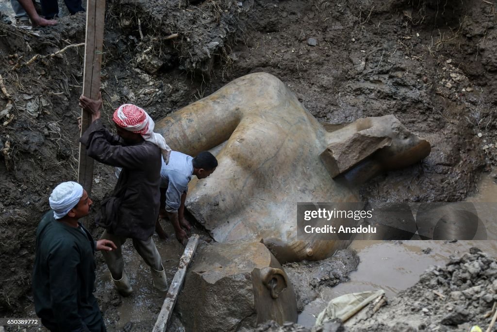 Parts of buried Ramses II Temple discovered in Egypt