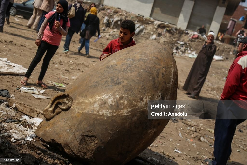 Parts of buried Ramses II Temple discovered in Egypt