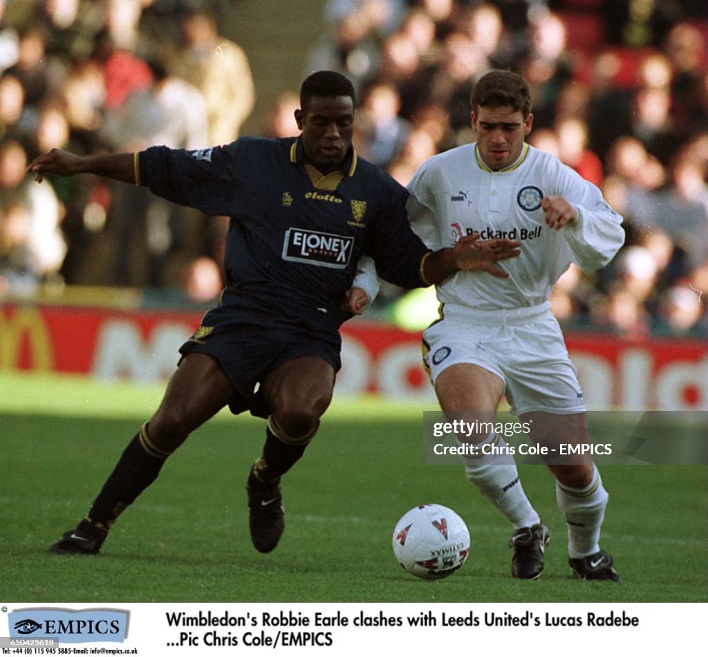 Soccer - FA Carling Premiership - Wimbledon v Leeds United