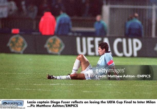 Lazio captain Diego Fuser reflects on losing the UEFA Cup Final to Inter Milan