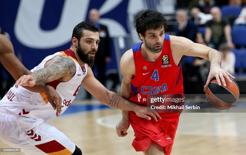 CSKA Moscow v Galatasaray Odeabank Istanbul 2016/2017 Turkish Airlines EuroLeague