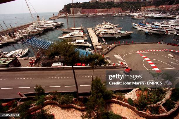 Overlooking Monaco harbour