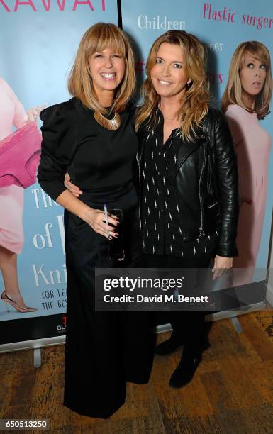 Tina Hobley and Kate Garraway attend the launch of Kate Garraway's new book "The Joy Of Big Knickers " at Waterstones, Piccadilly, on March 9, 2017...