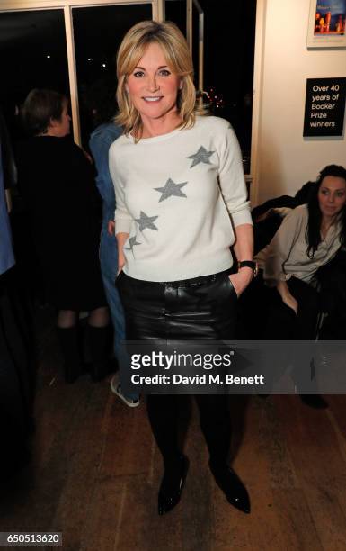 Anthea Turner attends the launch of Kate Garraway's new book "The Joy Of Big Knickers " at Waterstones, Piccadilly, on March 9, 2017 in London,...