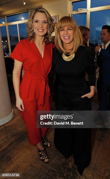 Charlotte Hawkins and Kate Garraway attend the launch of Kate Garraway's new book "The Joy Of Big Knickers " at Waterstones, Piccadilly, on March 9,...