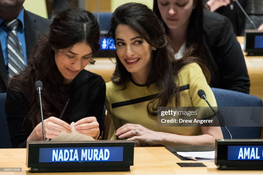 Amal Clooney Addresses UN High Level Event On Bringing ISIL To Justice