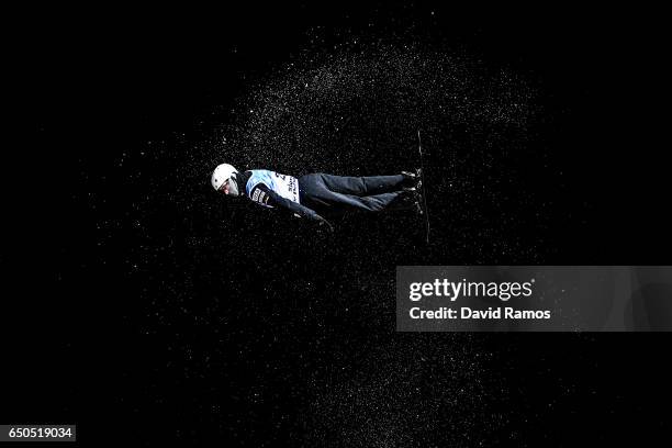 Mac Bohonnon of United States in action during Men's Aerials Training on day two of the FIS Freestyle Ski and Snowboard World Championships 2017 on...