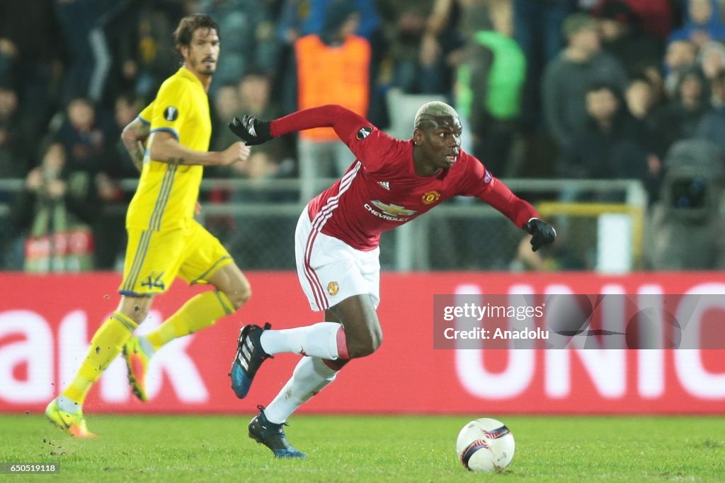 FC Rostov vs Manchester United - UEFA Europa League