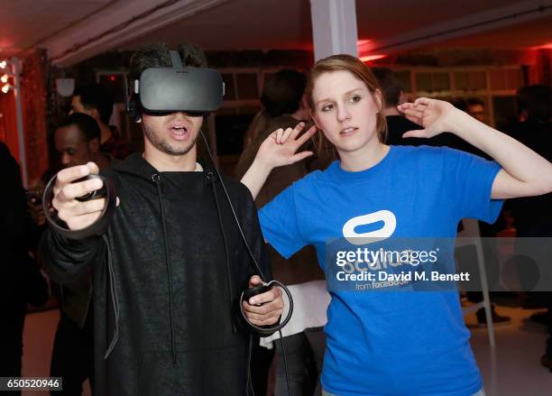 Paolo Fernandes at the Oculus Game Days VIP opening night, hosted by the Facebook owned virtual reality company Oculus, on March 9, 2017 in London,...