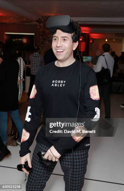 Nick Grimshaw at the Oculus Game Days VIP opening night, hosted by the Facebook owned virtual reality company Oculus, on March 9, 2017 in London,...