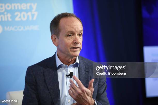 Clayton Lewis, chief executive officer of Arivale Inc., speaks during the Montgomery Summit in Santa Monica, California, U.S., on Thursday, March 9,...