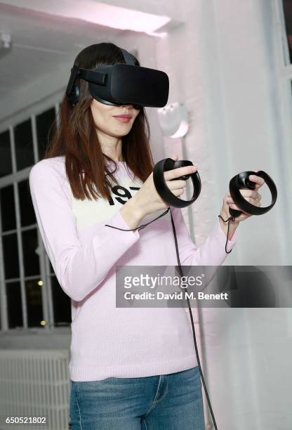 Gemma Chan at the Oculus Game Days VIP opening night, hosted by the Facebook owned virtual reality company Oculus, on March 9, 2017 in London,...