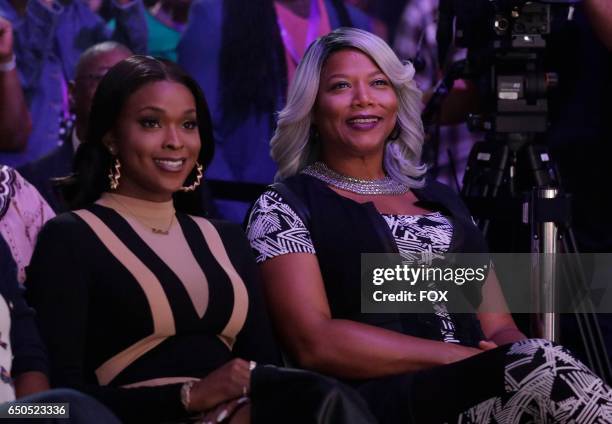 Amiyah Scott and Queen Latifah in the "Code of Silence" episode of STAR airing Wednesday, Jan. 18 on FOX.