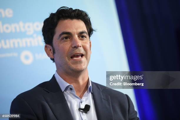 Miles Rogers, chief strategy officer of Wheels Up, speaks during the Montgomery Summit in Santa Monica, California, U.S., on Thursday, March 9, 2017....