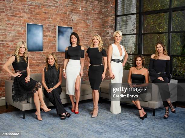 Season:9 -- Pictured: Tinsley Mortimer, Sonja Morgan, Bethenny Frankel, Ramona Singer, Dorinda Medley, Luann D'Agostino, Carole Radziwill --