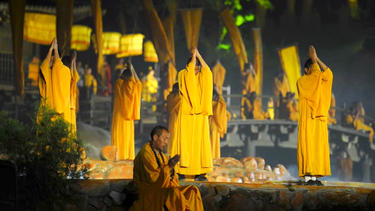Shaolin Zen Music Ritual Monks Of Shaolin Videos and HD Footage - Getty Images