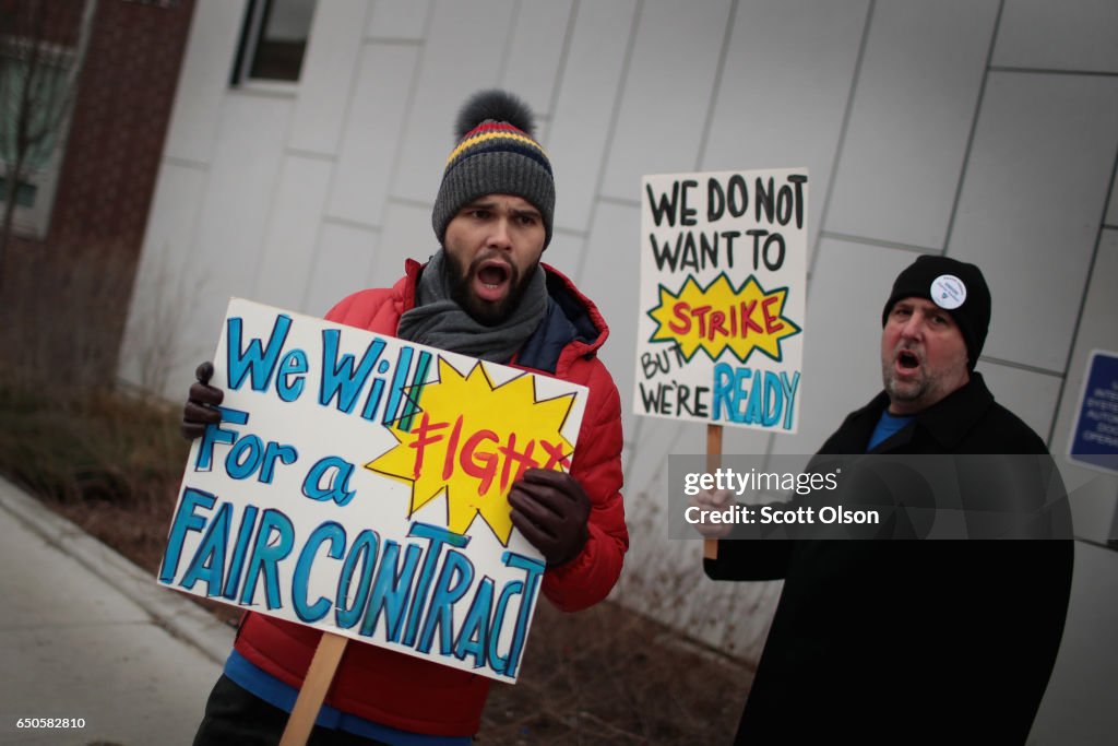 Charter Schools Of Chicago Teachers Hold Rally Ahead Of Proposed Strike